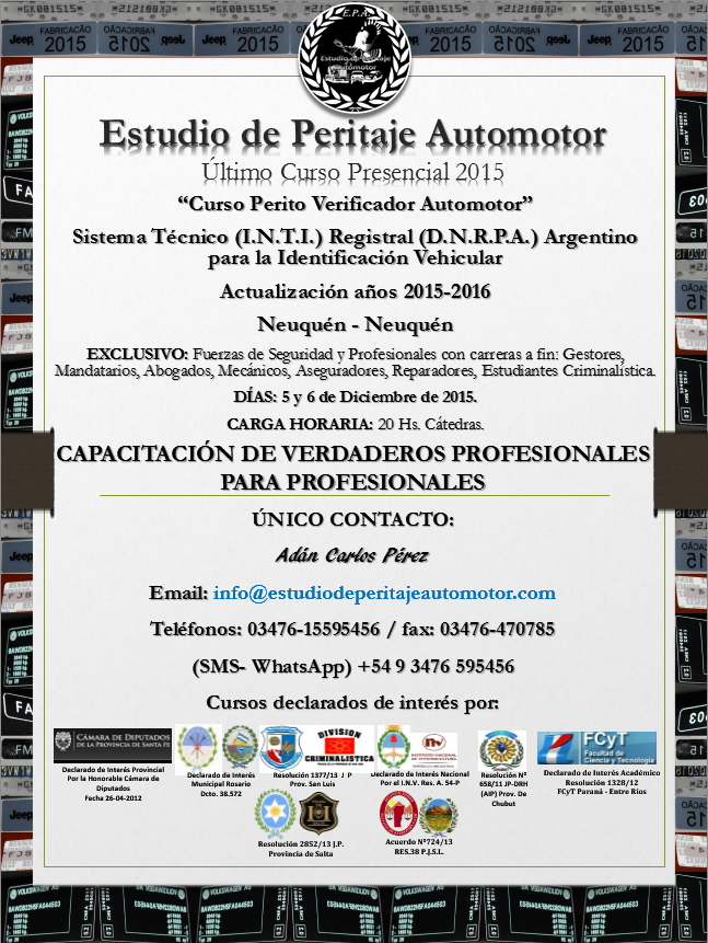 CURSO NEUQUÉN 2015